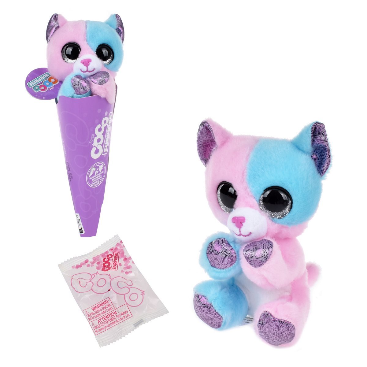 Peluche Con Sorpresa Coco Cones - Mitzy